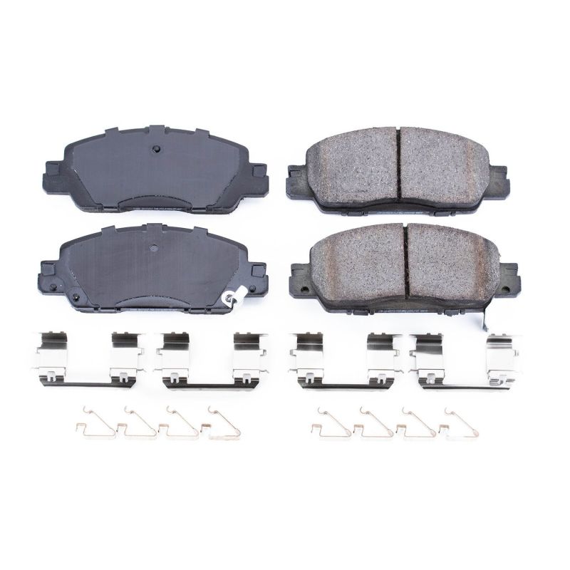 Power Stop 16-17 Honda Accord Front Z17 Evolution Ceramic Brake Pads w/Hardware Brake Pads - OE PowerStop