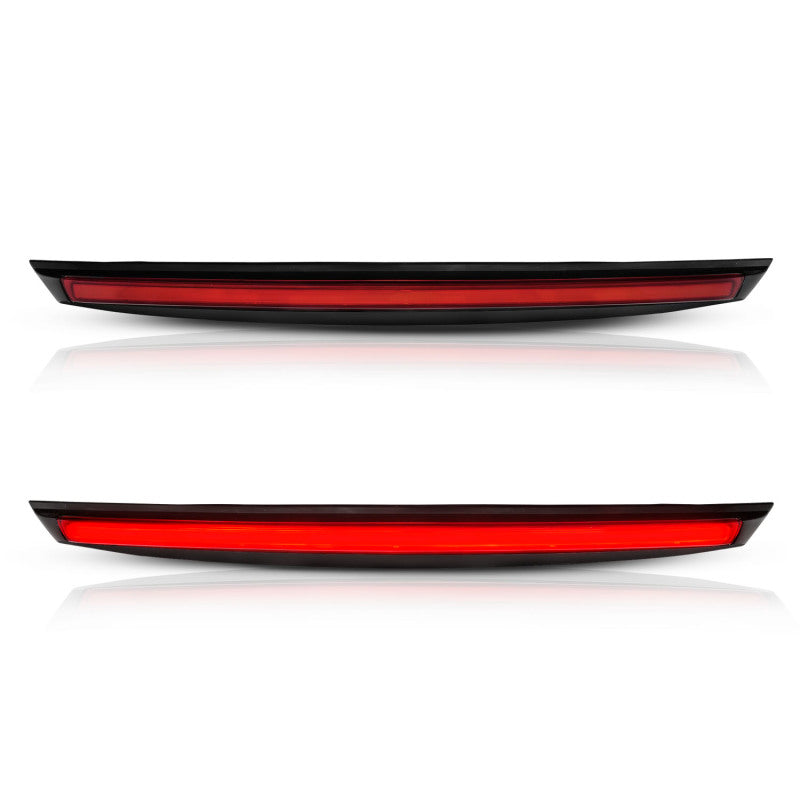 ANZO 2007-2014 Chevrolet Suburban 1500 LED 3rd Brake Light Black Housing Red Lens w/ Spoiler 1pc Lights Corner ANZO