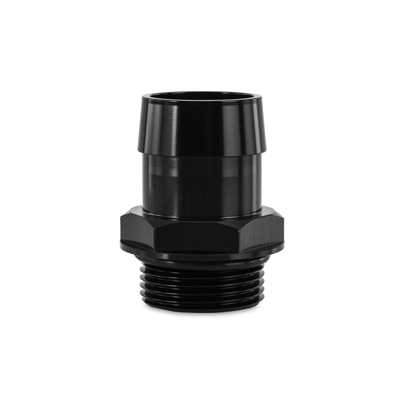 Mishimoto -16ORB to 1 1/4in. Hose Barb Aluminum Fitting - Black Fittings Mishimoto