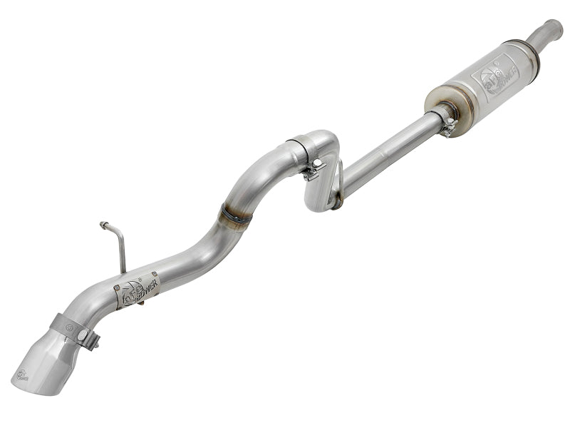 aFe MACH Force-Xp 2.5in Catback High-Tuck Exhaust 18-21 Jeep Wrangler (JL)3.6L 4-Door - Polished Tip Catback aFe