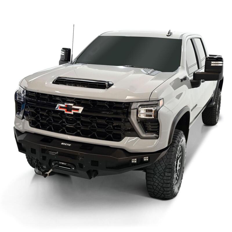 Westin 2024+ Chevrolet Silverado 2500/3500 Pro-Series Front Bumper - Textured Black Bumpers - Steel Westin