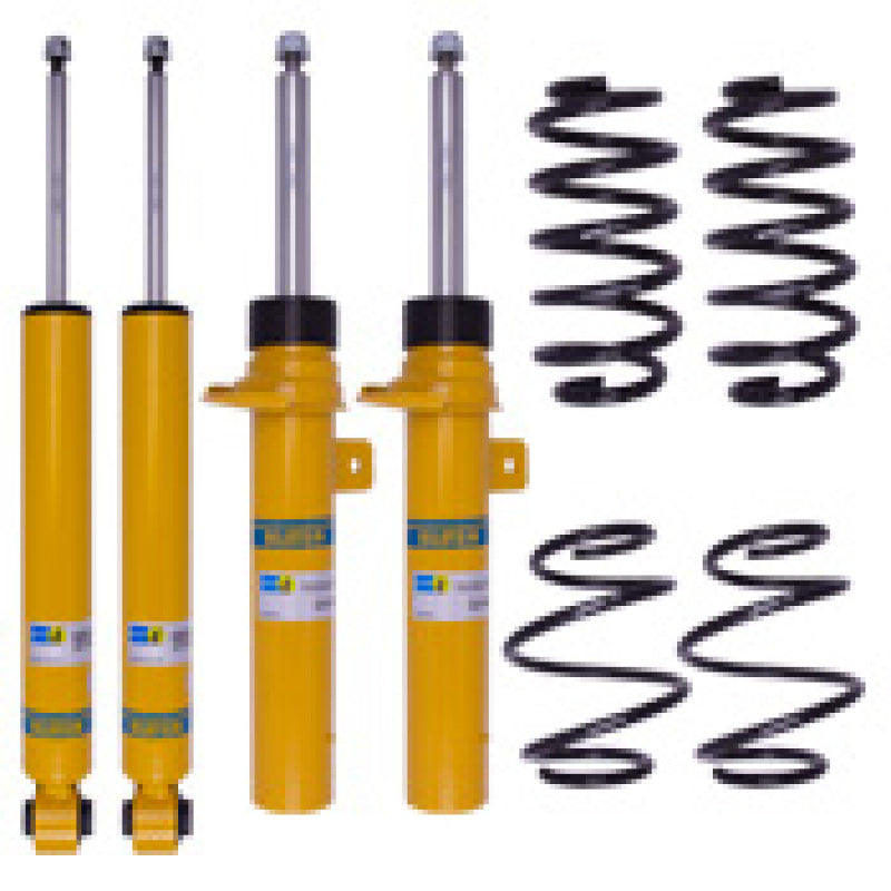 Bilstein B12 (Pro-Kit) 14-16 Mini Cooper S L4 2.0L Front and Rear Suspension Kit Shock & Spring Kits Bilstein