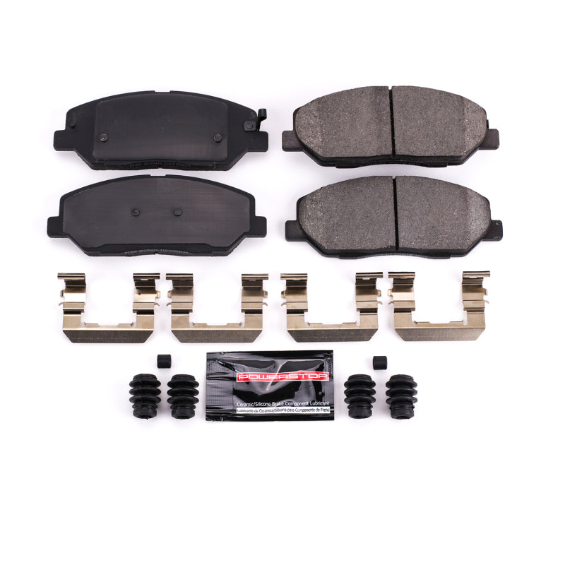 Power Stop 09-11 Hyundai Genesis Front Z23 Evolution Sport Brake Pads w/Hardware Brake Pads - Performance PowerStop