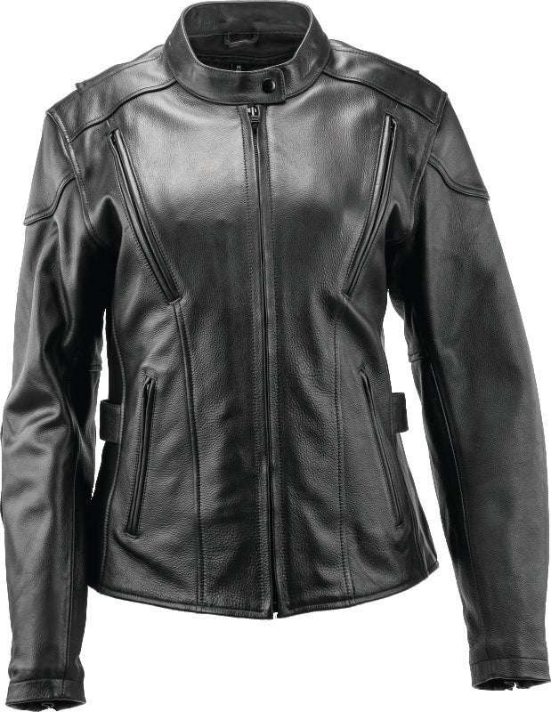 Kuryakyn Leather By River Road Race Leather Jacket Black Womens - Large Jackets - Leather Kuryakyn