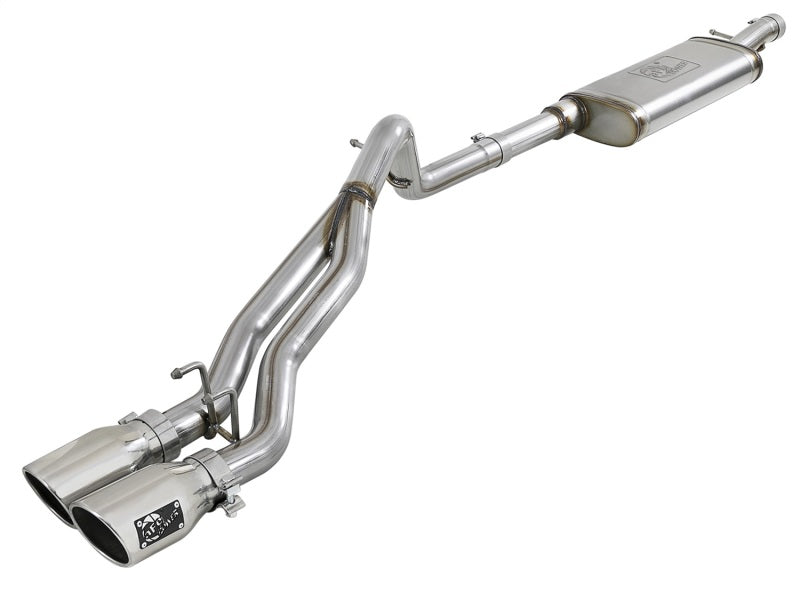 aFe Rebel Series 2.5in SS Cat-Back Exhaust w/ Polished Tip 07-18 Jeep Wrangler (JK) V6 3.6/3.8L 4dr Catback aFe