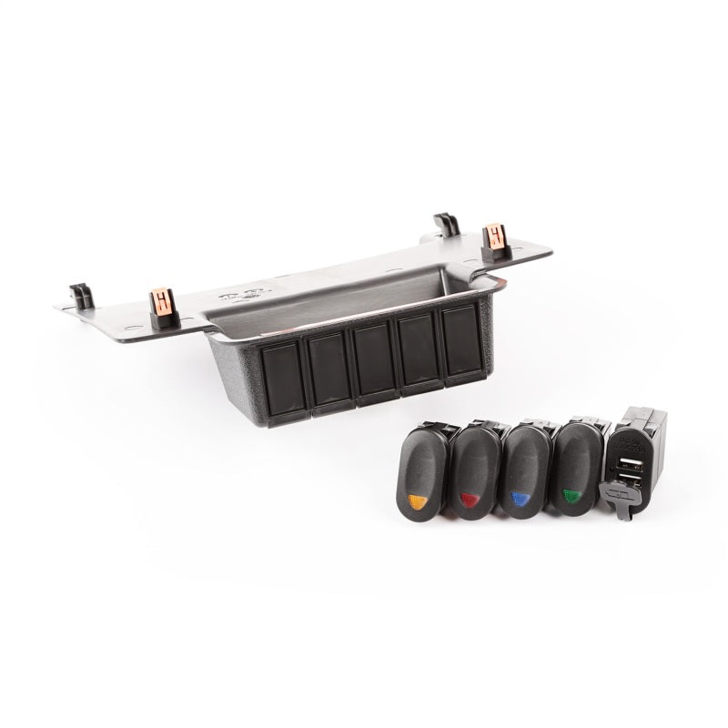 Rugged Ridge Lower Switch Panel Kit 11-18 Jeep Wrangler JK/JKU Dash & Interior Trim Rugged Ridge