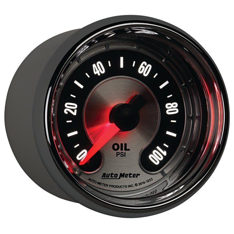 Autometer American Muscle 52mm Full Sweep Electric 0-100 PSI Oil Pressure Gauge Gauges AutoMeter