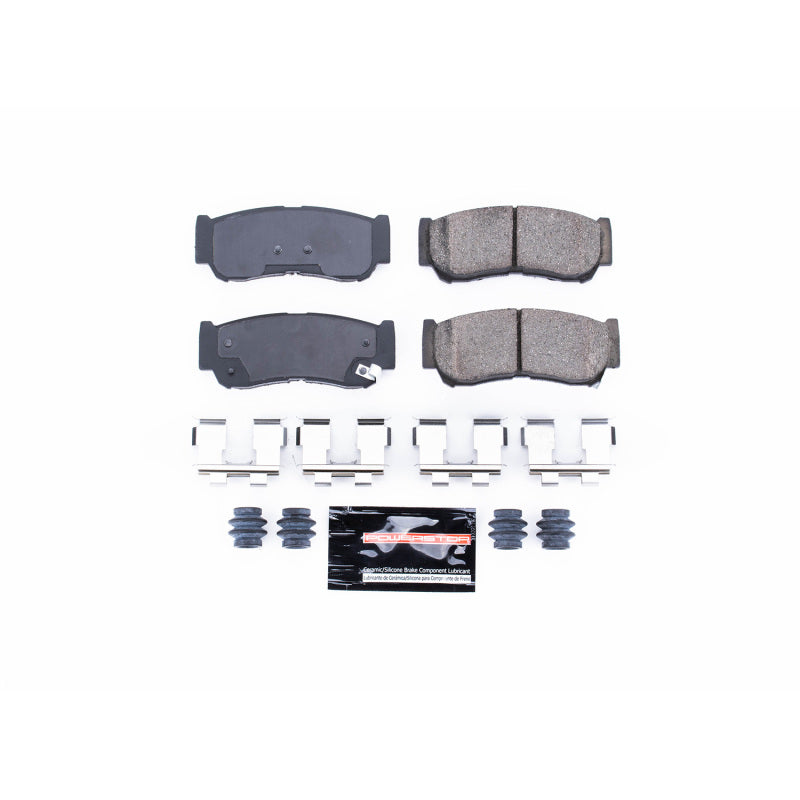 Power Stop 07-09 Hyundai Santa Fe Rear Z23 Evolution Sport Brake Pads w/Hardware Brake Pads - Performance PowerStop