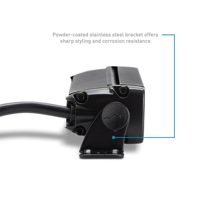 Borne Off-Road Light Bar Single Row Straight 40in Light Bars & Cubes Borne Off-Road