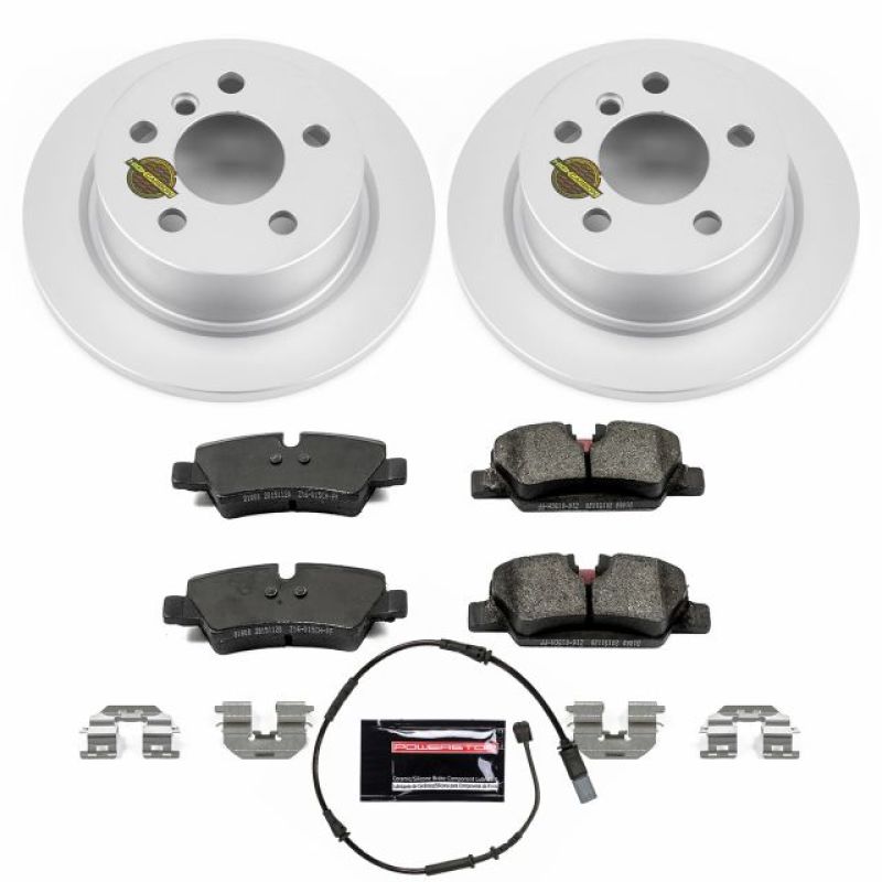 Power Stop 14-19 Mini Cooper Rear Z23 Evolution Sport Coated Brake Kit Brake Kits - Performance D&S PowerStop