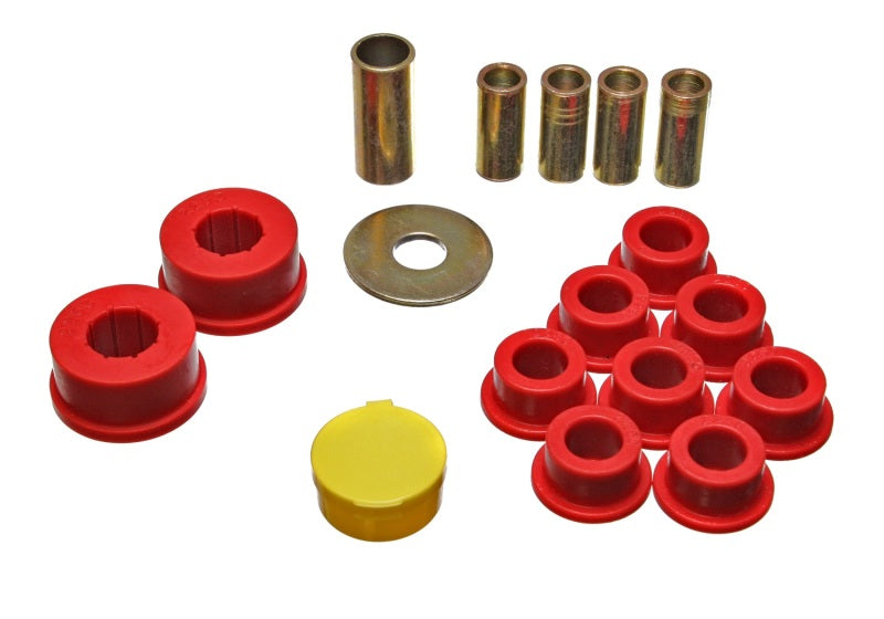 Energy Suspension 79-85 Mazda RX7 Red Rear Watts Link Set Bushing Kits Energy Suspension