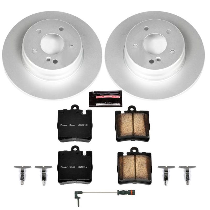 Power Stop 00-03 Mercedes-Benz CLK430 Rear Z23 Evolution Sport Coated Brake Kit Brake Kits - Performance D&S PowerStop