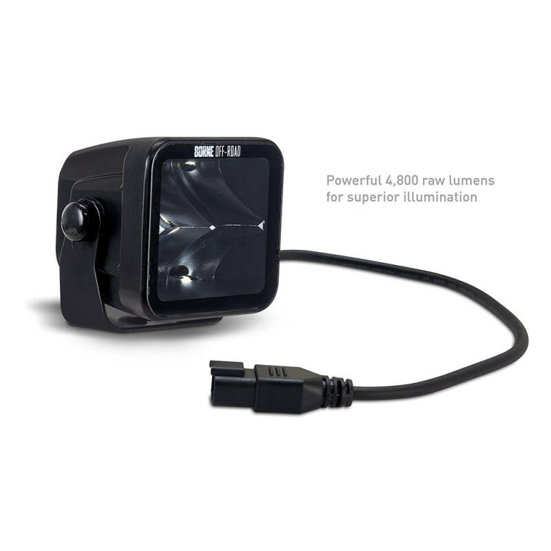 Borne Off-Road Light Pods (Kit of 2) 3x3 Spot Light Bars & Cubes Borne Off-Road