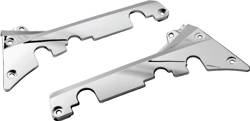 Kuryakyn Passenger Floorboard Side Covers 01-17 Honda GL1800 Chrome Footpegs Kuryakyn
