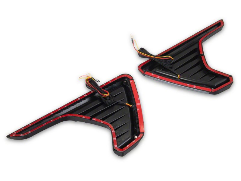 Raxiom 18-23 Jeep Wrangler JL LED Fender Vent Lighting w/ DRL and Turn Signal Lights Corner Raxiom