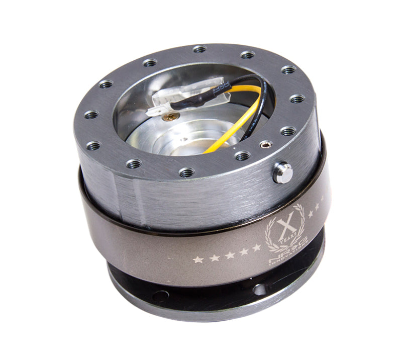 NRG Quick Release Gen 2.0 - Gunmetal Body / Titanium Chrome Ring Quick Release Adapters NRG