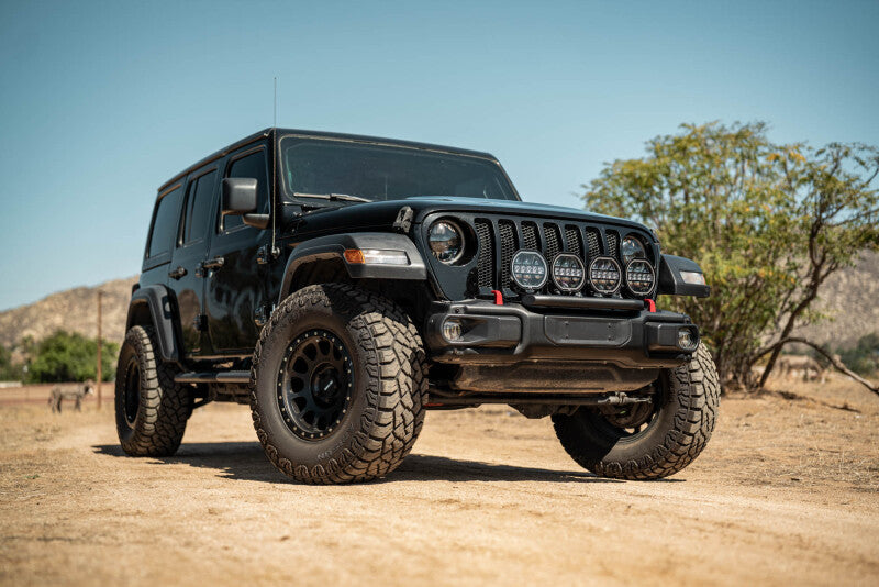 DV8 Offroad 2018-2025 Wrangler JL Push Bar for Mopar Rubicon Steel Bumper Light Bars & Cubes DV8 Offroad