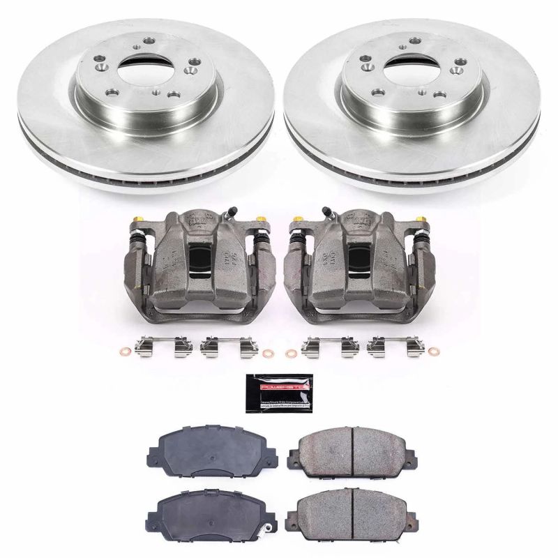 Power Stop 2013 Honda Accord Front Autospecialty Brake Kit w/Calipers Brake Kits - OE PowerStop