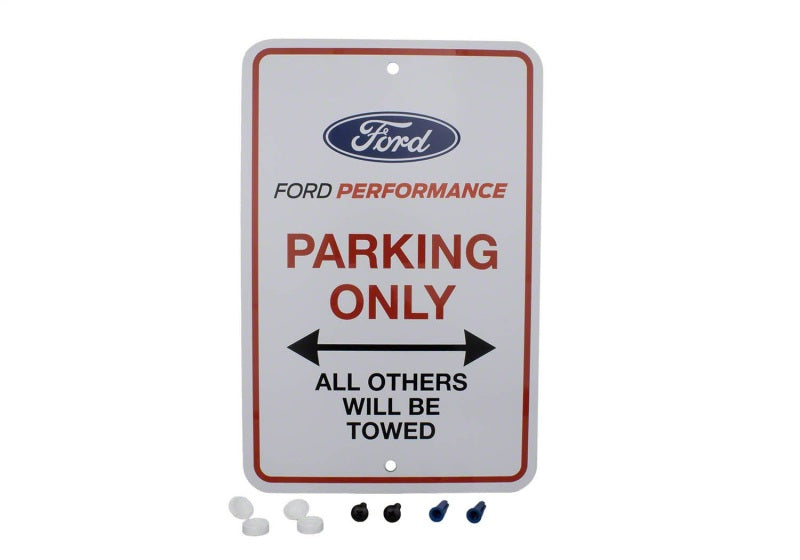 Ford Racing Ford Performance Parking Only Sign Stickers/Decals/Banners Ford Racing
