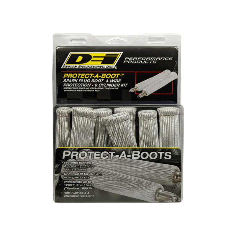 DEI Protect-A-Boot - 6in - 8-pack - Silver Thermal Sleeves DEI