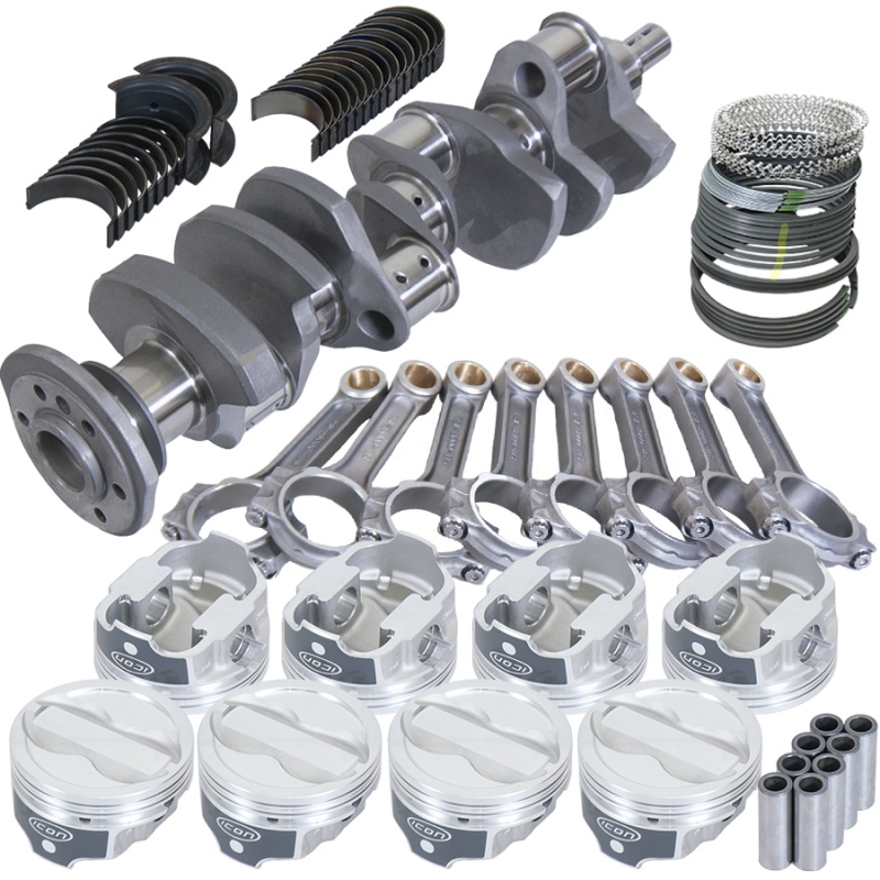 Eagle Chevy 350 3.750in Crank 6.000in I-Beam Rods -18cc 4.040in Pistons Rotating Assembly Rotating Assemblies Eagle