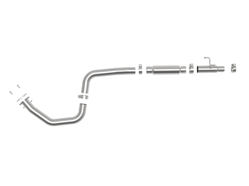 aFe Takeda 3in 304 SS Mid-Pipe Exhaust 19-20 Hyundai Veloster I4-1.6L(t) X Pipes aFe