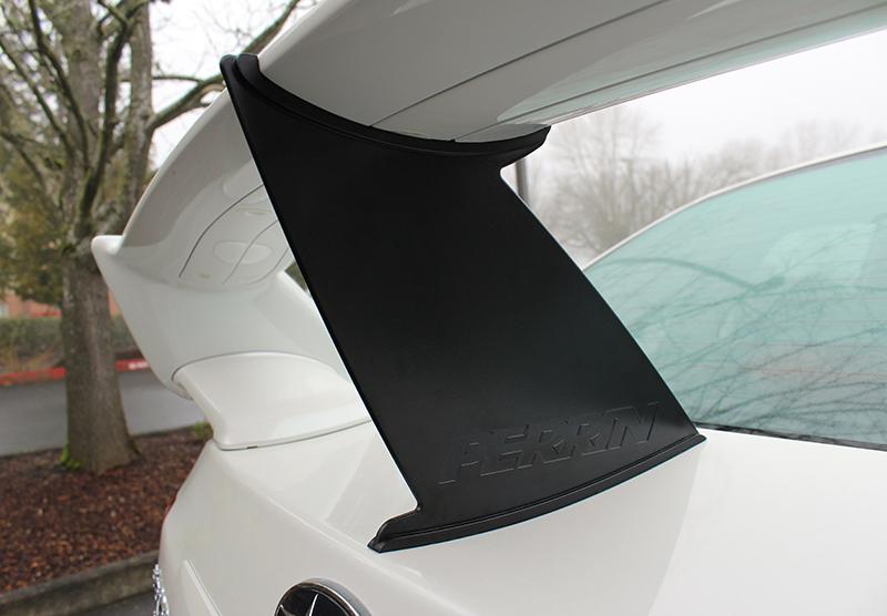 PERRIN 11-14 Subaru STI Wing Stabilizer - Black (Sedan Only) Spoilers Perrin Performance