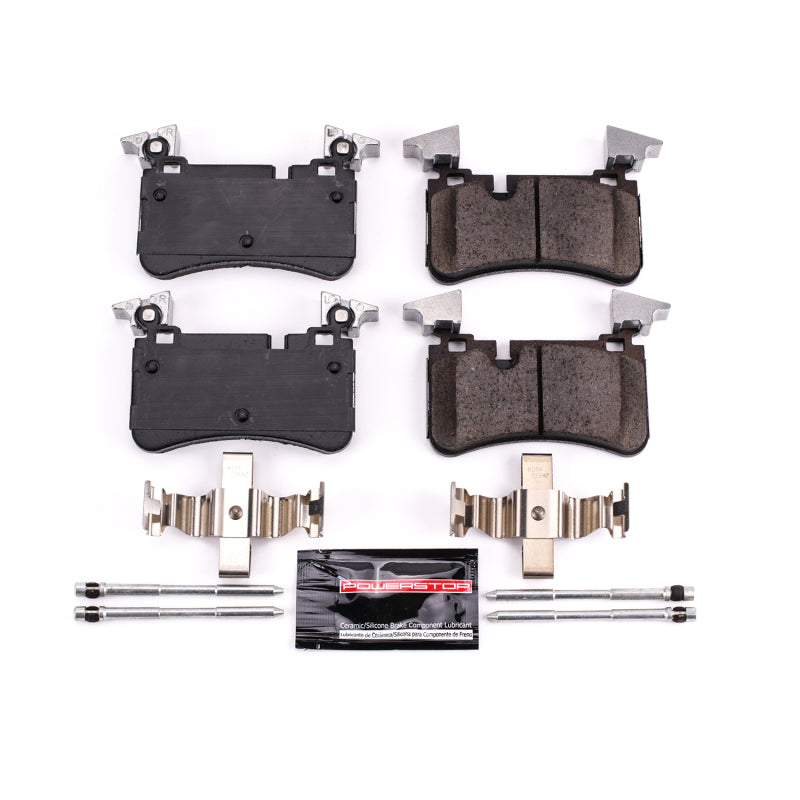 Power Stop 08-13 Mercedes-Benz C63 AMG Rear Z23 Evolution Sport Brake Pads w/Hardware Brake Pads - Performance PowerStop