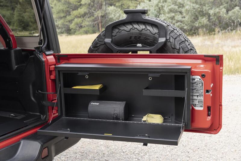 Tuffy Tailgate Lockbox W/ Keyed Lock For Jeep Wrangler Cargo Boxes & Bags Tuffy Products