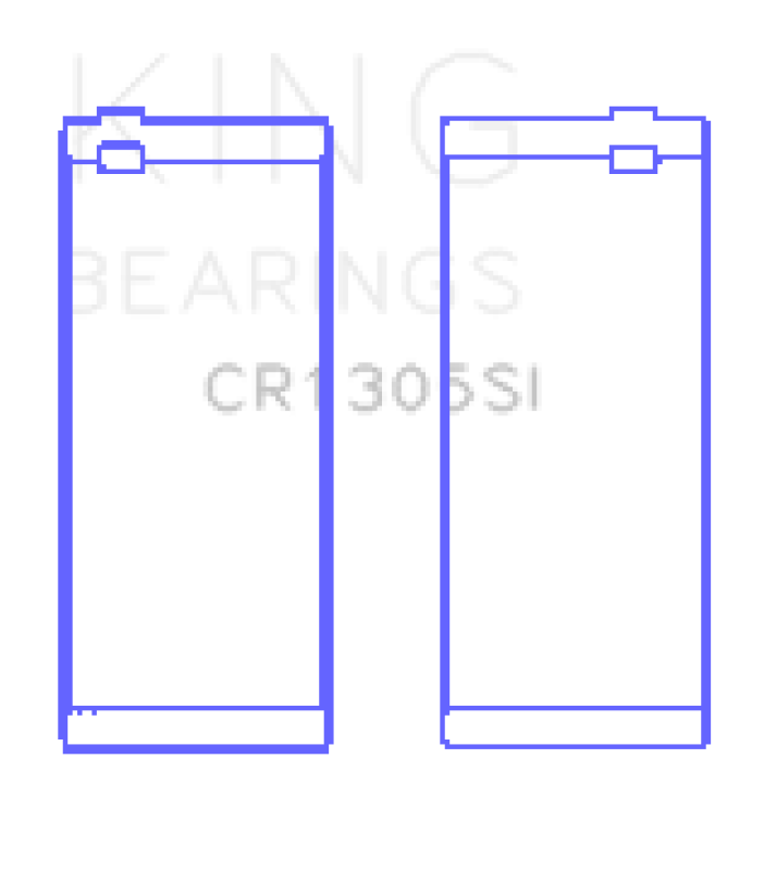 King 03-15 Dodge Cummins Diesel 5.9L L6 (Size STD) Cracked Rod Bearing (Must Order 6 for Set) Bearings King Engine Bearings