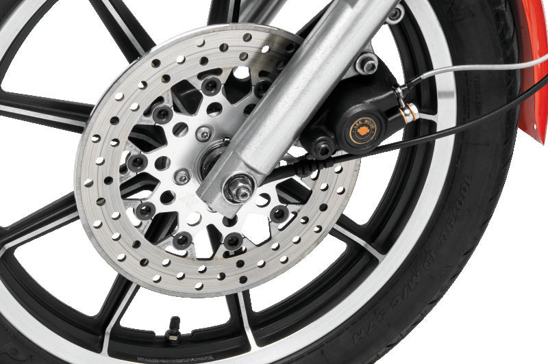 Twin Power 84-17 Big Twin Exc 11.8 and Lug Mount 84-13 XL Front 11.5 Floating Rotor Mesh Silver Brake Rotors - OE TwinPower