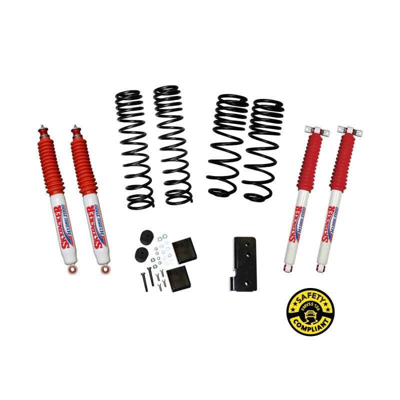 Skyjacker 07-18 Jeep Wrangler JK 2 Door 2WD/4WD Long Travel 2in-2.5in Lift Kit w/Hydro 7000 Shocks Lift Kits Skyjacker