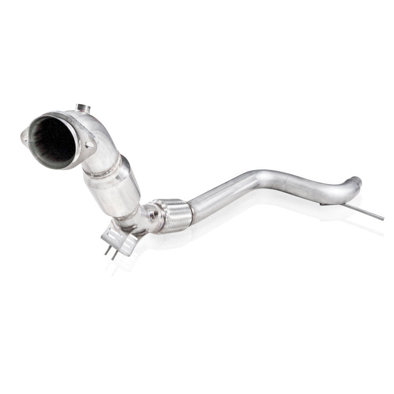 Stainless Works 2015-16 Mustang Downpipe 3in High-Flow Cats Factory Connection Downpipes Stainless Works