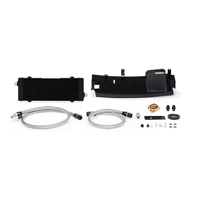 Mishimoto 2016+ Ford Focus RS Thermostatic Oil Cooler Kit - Black Oil Coolers Mishimoto