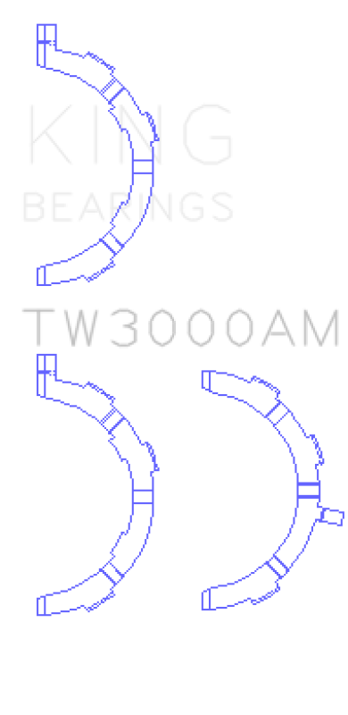 King Engine Bearings Ford 6.7L Power Stroke V8 Diesel Thrust Washer Set Bearings King Engine Bearings