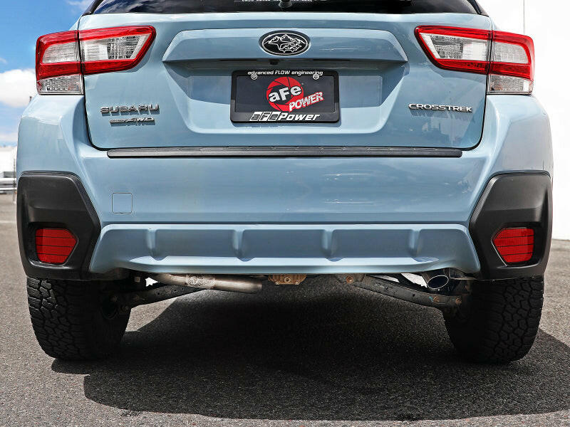 aFe POWER Takeda 2.5in 304 SS Cat-Back Exhaust System Subaru Crosstrek 18-19 H4-2.0L Catback aFe