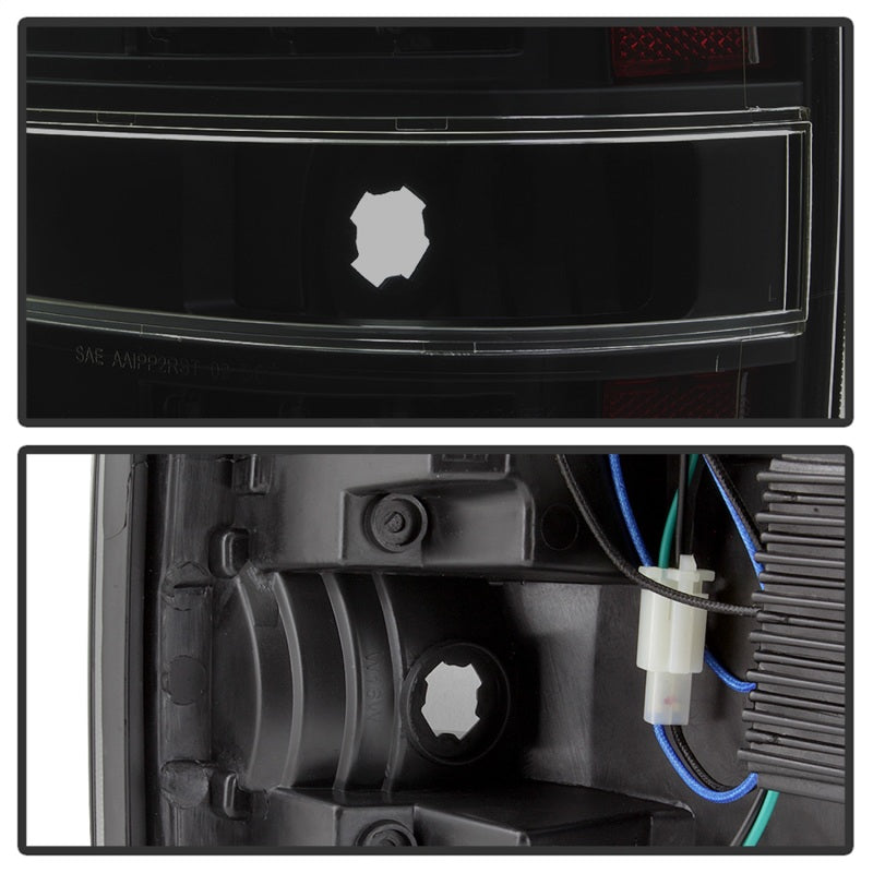 xTune 09-14 Ford F-150 Light Bar LED Tail Lights - Black Smoke (ALT-JH-FF15009-LBLED-BSM) Tail Lights SPYDER