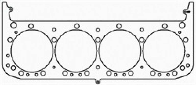Cometic Chevy Gen1 Small Block V8 .036in MLX Cyl Head Gasket-4.220in Bore-All Pro Heads-Round Bore Head Gaskets Cometic Gasket