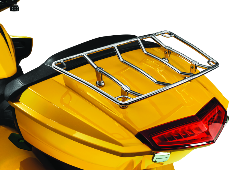 Kuryakyn Multi-Rack Adjustable Trunk Luggage Rack Chrome Cargo Organization Kuryakyn