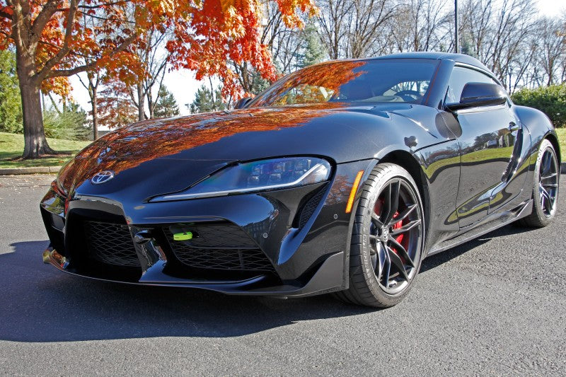 PERRIN 20-25 Toyota Supra Tow Hook Kit (Front) - Neon Yellow Tow Hooks Perrin Performance