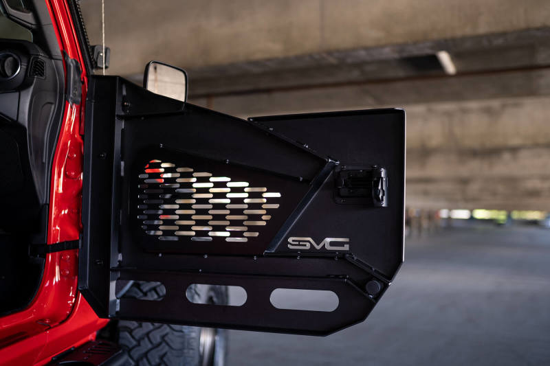 DV8 Offroad 18-22 Jeep Wrangler JL/JT Spec Series Half Doors - Front Set Doors DV8 Offroad