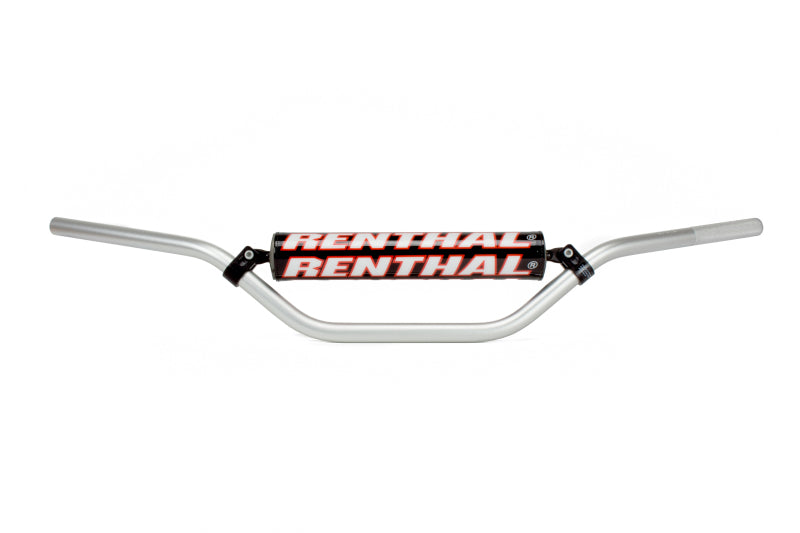 Renthal Enduro High 7/8 in. Handlebar - Silver Handlebars Renthal