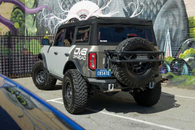 DV8 Offroad 2021+ Ford Bronco Competition Series Rear Bumper Bumpers - Steel DV8 Offroad