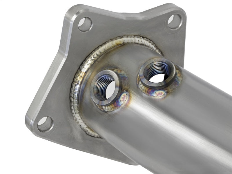 aFe Twisted Steel Down-Pipe Catted 13-16 Cadillac ATS L4-2.0L (t) Downpipes aFe