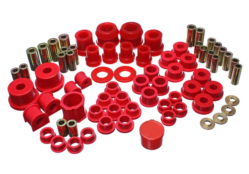 Energy Suspension 06-14 Mazda Miata Red Master Bushing Set Bushing Kits Energy Suspension