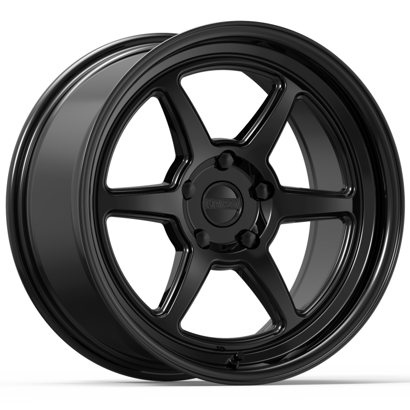 Kansei K14B Roku 18x9in / 5x108 BP / 12mm Offset / 63.4mm Bore - Gloss Black Wheel Wheels - Forged Kansei