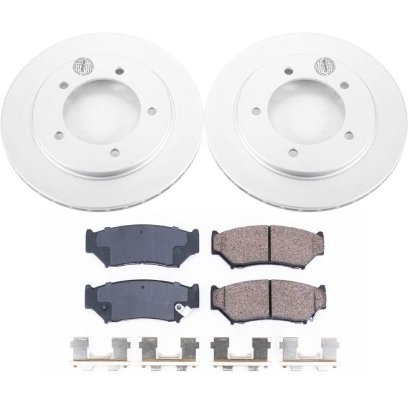 Power Stop 00-04 Chevrolet Tracker Front Z17 Evolution Geomet Coated Brake Kit Brake Kits - Performance Blank PowerStop