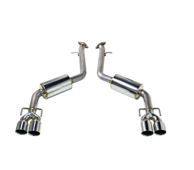 REMARK 17-20 Lexus IS200/300/350 Axleback Exhaust - Stainless Double Wall Tip (Muffler Version) Axle Back Remark
