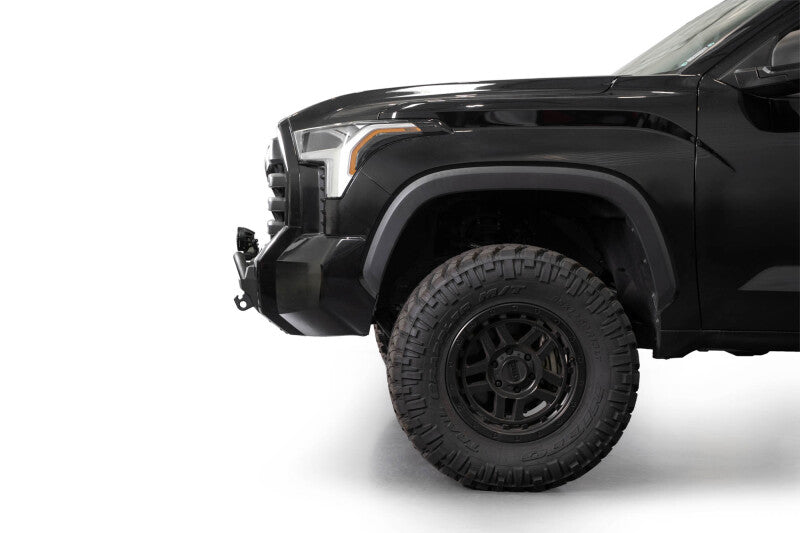 Addictive Desert Designs 2022+ Toyota Tundra Stealth Center Mount Front Bumper w/ Top Hoop Bumpers - Steel Addictive Desert Designs
