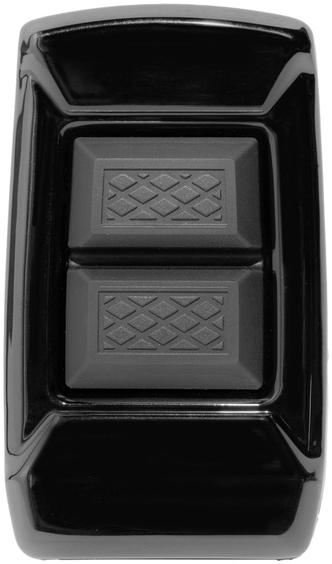 Kuryakyn Enygma Brake Pedal Pad FL Touring Models - Gloss Black Footpegs Kuryakyn